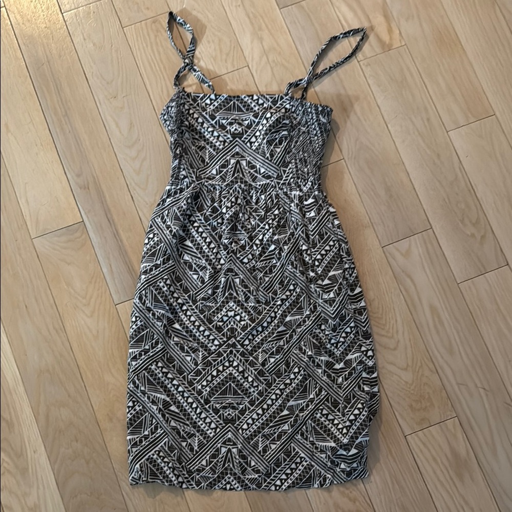 Anthropologie Brown Mini Dress